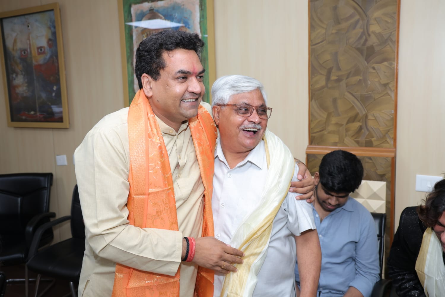 संतोष कुमार जी की राजनीतिक मुलाकात